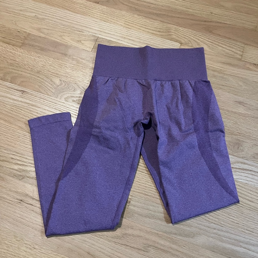 NVGTN VIOLET CONTOUR SEAMLESS LEGGINGS